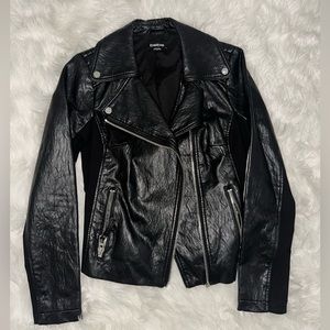 Bebe Leather Jacket Small - image 1